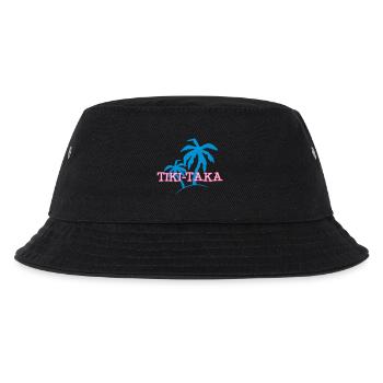 Tiki Taka / Kaua / Hawaii / Palme 3c - Kinder Bucket Hat - Schwarz - Vorne