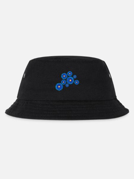 Flowers - Kids’ Bucket Hat - black