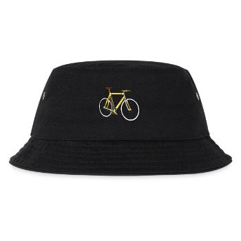 Rennrad Straße 1 - Kinder Bucket Hat - Schwarz - Vorne