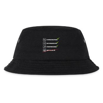 auto automobil oldtimer youngtimer Schaltung Autos - Kinder Bucket Hat - Schwarz - Vorne
