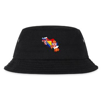 EX Jugoslavija SFRJ - Yugoslavia - Kinder Bucket Hat - Schwarz - Vorne
