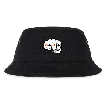 Playing cards - Kids’ Bucket Hat - black - Front
