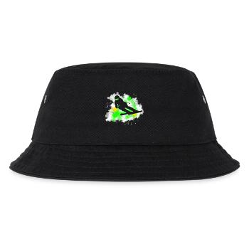 Ski - Kinder Bucket Hat - Schwarz - Vorne