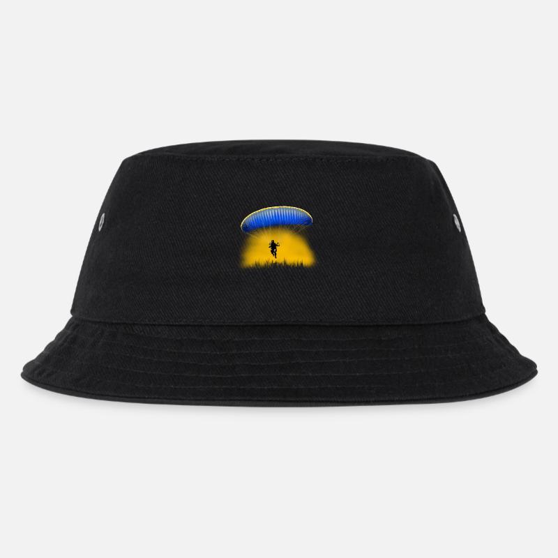 paragliding - Kids’ Bucket Hat - black