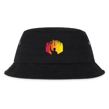 Maler - Kinder Bucket Hat - Schwarz - Vorne