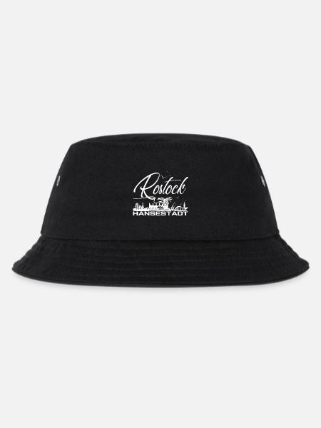 Rostock - Hansestadt - Silhouette - Kinder Bucket Hat - Schwarz