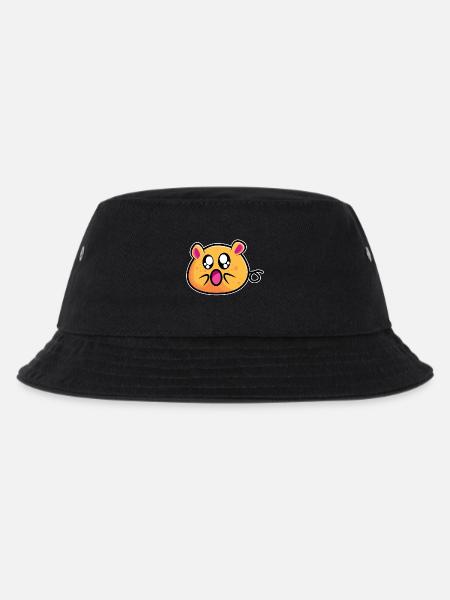 Lustige Maus - Kinder Bucket Hat - Schwarz
