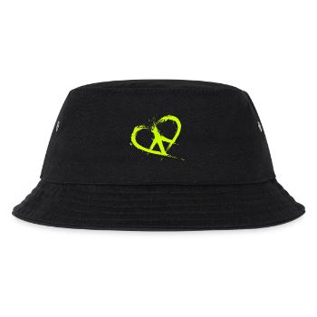 Symbole de la paix coeur hippie paix la liberté - Bob Enfant - noir - Devant