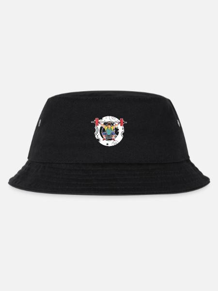Gewichtheben - Reißen - Stoßen - Gewichtheber - Kinder Bucket Hat - Schwarz