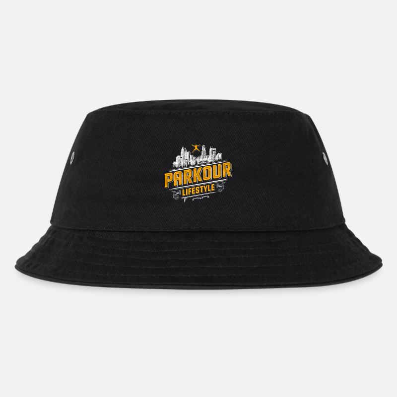 Parkour - Freerunning - Parcour - Kinder Bucket Hat - Schwarz