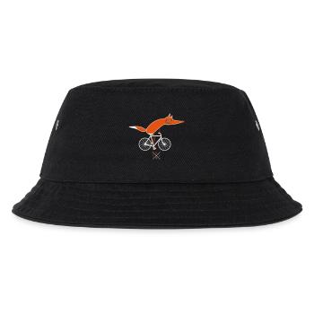 Schlauer Fahrradfahrer (b) - Kinder Bucket Hat - Schwarz - Vorne