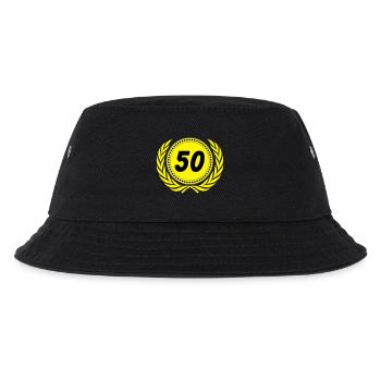 50th Birthday, 50th Anniversary Laurel Wreath(25) - Kids’ Bucket Hat - black - Front