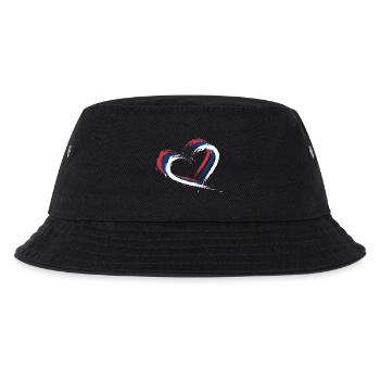 Flagge Serbien - Kinder Bucket Hat - Schwarz - Vorne