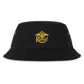 Russisch, Russland - Kinder Bucket Hat - Schwarz - Vorne