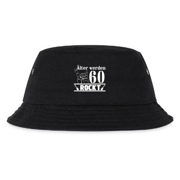 60.Geburtstag , 60 rockt , Rockn Roll 60 (25) - Kinder Bucket Hat - Schwarz - Vorne