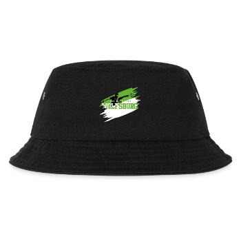Grün Weiß Wolfsburg Fussball - Kinder Bucket Hat - Schwarz - Vorne