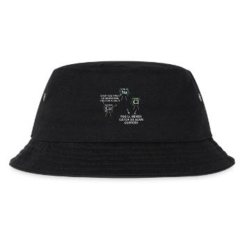 Wissenschaft - Kinder Bucket Hat - Schwarz - Vorne