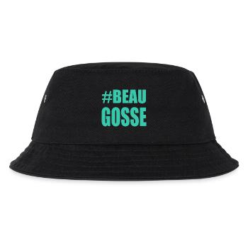 BEAU GOSSE. PAPA. HUMOUR. HOMME. MEC. FÊTE - Bob Enfant - noir - Devant