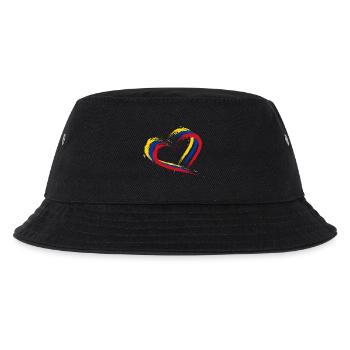Colombia Heart - Kids’ Bucket Hat - black - Front