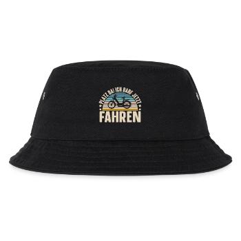 Mofa Führerschein Bestanden Geschenk - Kinder Bucket Hat - Schwarz - Vorne