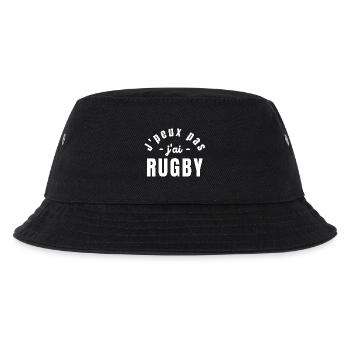 rugby, rugby sport, rugby humour - Bob Enfant - noir - Devant