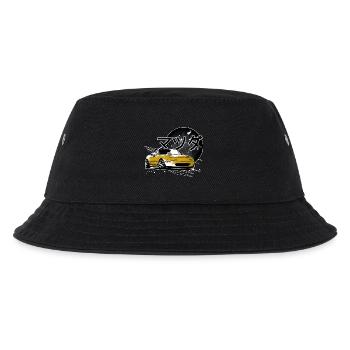 Japanese car Miata Mx5 yellow - Kids’ Bucket Hat - black - Front