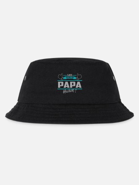 Lass das mal den Papa machen - Kinder Bucket Hat - Schwarz