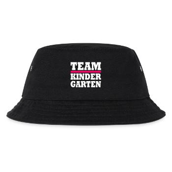 Team kindergarten - Kinder Bucket Hat - Schwarz - Vorne