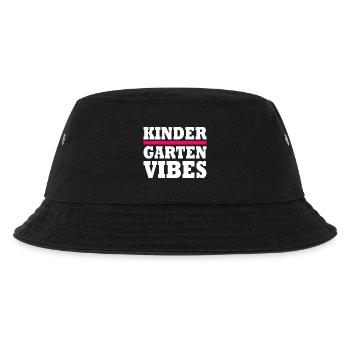 kindergarten vibes - Kinder Bucket Hat - Schwarz - Vorne