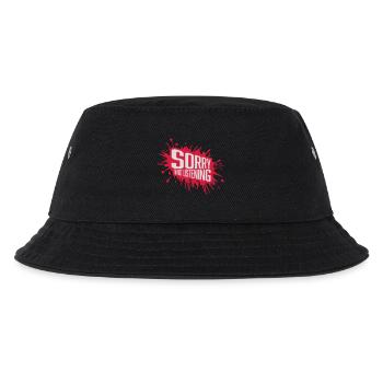 sorry in not listening - Kids’ Bucket Hat - black - Front