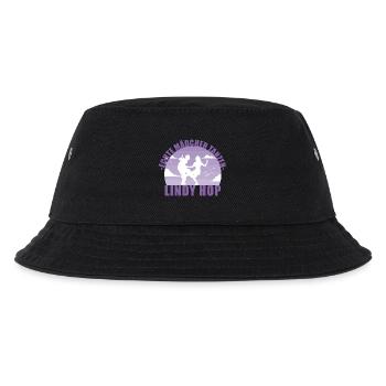Echte Mädchen tanzen Lindy Hop Geschenk - Kinder Bucket Hat - Schwarz - Vorne