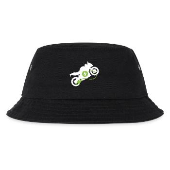  Elektrisches Motorrad Design - Kinder Bucket Hat - Schwarz - Vorne