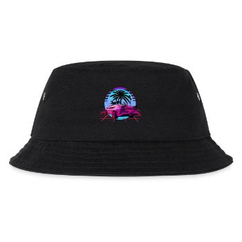 Retro Wave Sport Car Vaporwave Sunset - Bob Enfant - noir - Devant