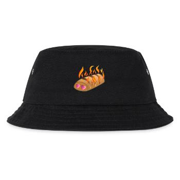 Die Liebe zu einer heißen Brioche! Von Pousse2Bamboo ! - Kinder Bucket Hat - Schwarz - Vorne