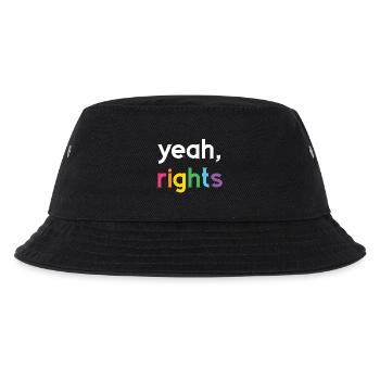 Pride Month LGBT - Yeah, Rights - Kids’ Bucket Hat - black - Front