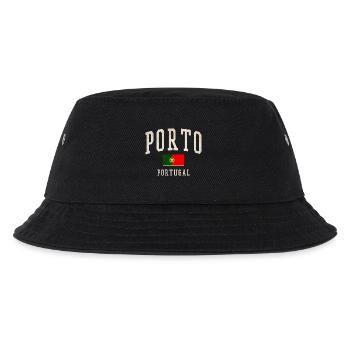 Porto Portugal Vintage Print - Kids’ Bucket Hat - black - Front