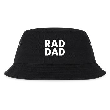 Rad dad - Kinder Bucket Hat - Schwarz - Vorne