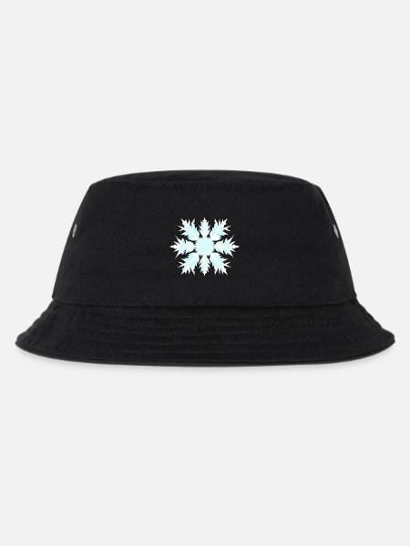 Schneeflöckchen Weißröckchen Weihnachten - Kinder Bucket Hat - Schwarz