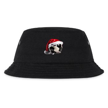 Football Noël Père Noël chapeau boule - Bob Enfant - noir - Devant