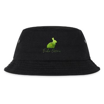 Frohe Ostern Ostern - Kinder Bucket Hat - Schwarz - Vorne