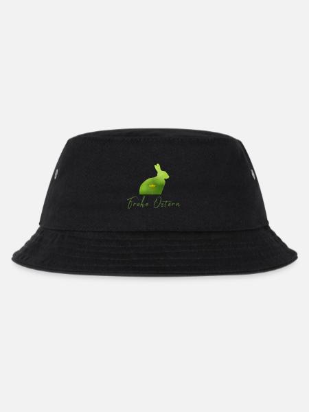 Frohe Ostern Ostern - Kinder Bucket Hat - Schwarz