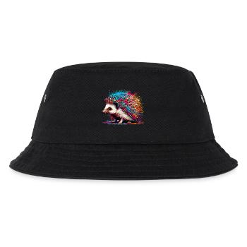 Hedgehog - Kids’ Bucket Hat - black - Front