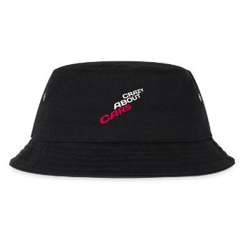 Crazy About Cars Cool Saying Love Racing Car Driving - Kids’ Bucket Hat - black - Front