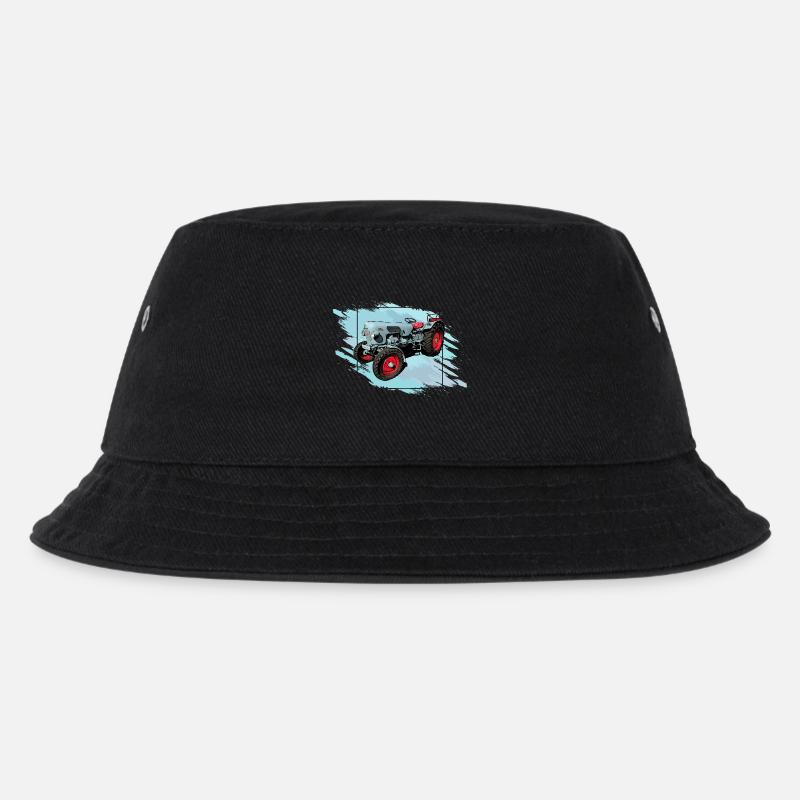 Der Tiger EM 235 - Kinder Bucket Hat - Schwarz