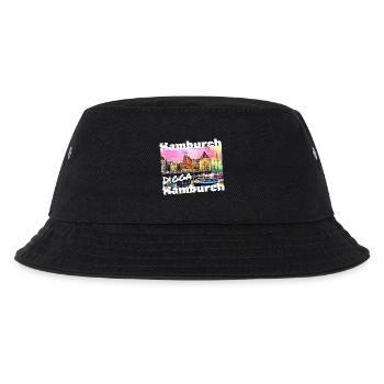 Hamburg Digga cool Hanseatic City Hamburch Graffiti - Kids’ Bucket Hat - black - Front