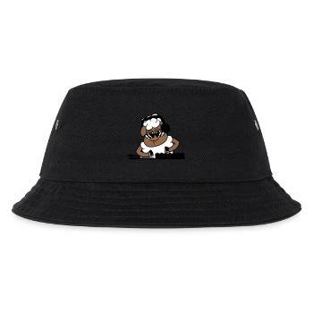 Cooles DJ Schaf Schäfchen Mischpult Party Musik - Kinder Bucket Hat - Schwarz - Vorne