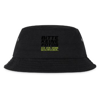 bitte keine fotos - Kinder Bucket Hat - Schwarz - Vorne