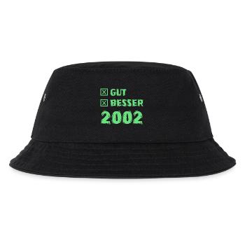 2002 - Kinder Bucket Hat - Schwarz - Vorne