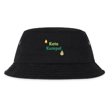 Keto Kumpel - Kinder Bucket Hat - Schwarz - Vorne