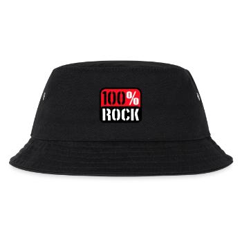 100% Percent Rock Heavy Metal Musique Texte Logo Fun - Bob Enfant - noir - Devant